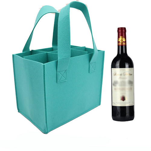 felt wine carry bag